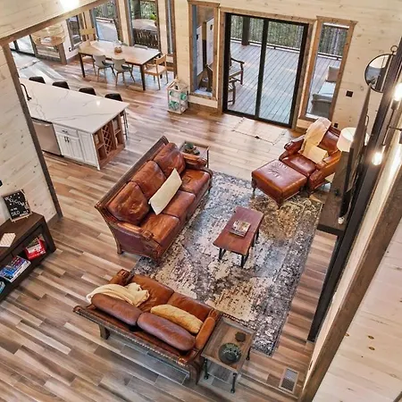 New Cabin W Hot Tub + Views Sleeps 12 Broken Bow Extérieur photo