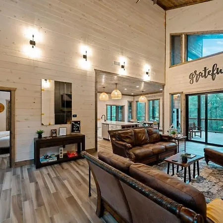 New Cabin W Hot Tub + Views Sleeps 12 Broken Bow Extérieur photo